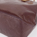 LOUIS VUITTON Monogram Vernis Reade PM Hand Bag Purple Viole M93578 Auth 169233V-15
