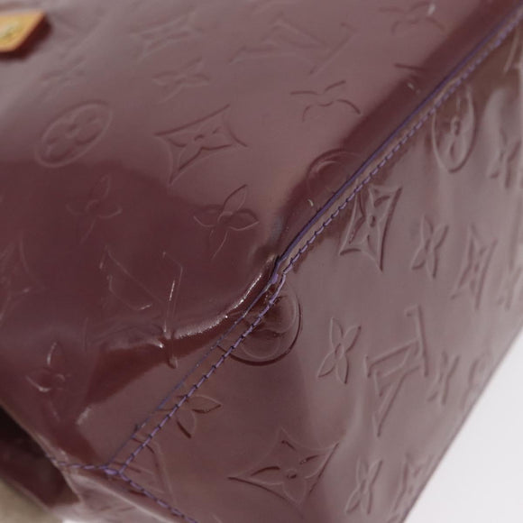 LOUIS VUITTON Monogram Vernis Reade PM Hand Bag Purple Viole M93578 Auth 169233A