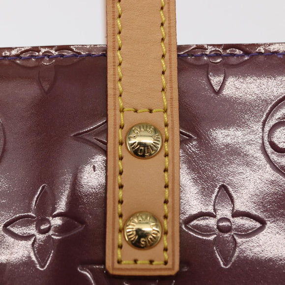 LOUIS VUITTON Monogram Vernis Reade PM Hand Bag Purple Viole M93578 Auth 169233V