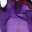 LOUIS VUITTON Monogram Vernis Reade PM Hand Bag Purple Viole M93578 Auth 169233V-20