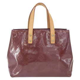 LOUIS VUITTON Monogram Vernis Reade PM Hand Bag Purple Viole M93578 Auth 169233V - 0