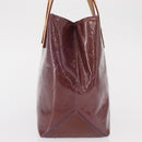 LOUIS VUITTON Monogram Vernis Reade PM Hand Bag Purple Viole M93578 Auth 169233V-3