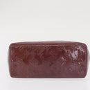 LOUIS VUITTON Monogram Vernis Reade PM Hand Bag Purple Viole M93578 Auth 169233V-5