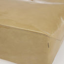 LOUIS VUITTON Monogram Vernis Reade MM Hand Bag Beige M91141 LV Auth 169234-9