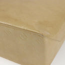 LOUIS VUITTON Monogram Vernis Reade MM Hand Bag Beige M91141 LV Auth 169234-15