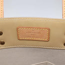 LOUIS VUITTON Monogram Vernis Reade MM Hand Bag Beige M91141 LV Auth 169234-10