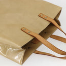LOUIS VUITTON Monogram Vernis Reade MM Hand Bag Beige M91141 LV Auth 169234-6