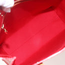 LOUIS VUITTON Monogram Vernis Reade MM Hand Bag Red Rouge M91086 LV Auth 169235-11