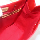 LOUIS VUITTON Monogram Vernis Reade MM Hand Bag Red Rouge M91086 LV Auth 169235-18