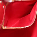 LOUIS VUITTON Monogram Vernis Reade MM Hand Bag Red Rouge M91086 LV Auth 169235-20