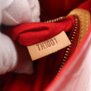 LOUIS VUITTON Monogram Vernis Reade MM Hand Bag Red Rouge M91086 LV Auth 169235-12