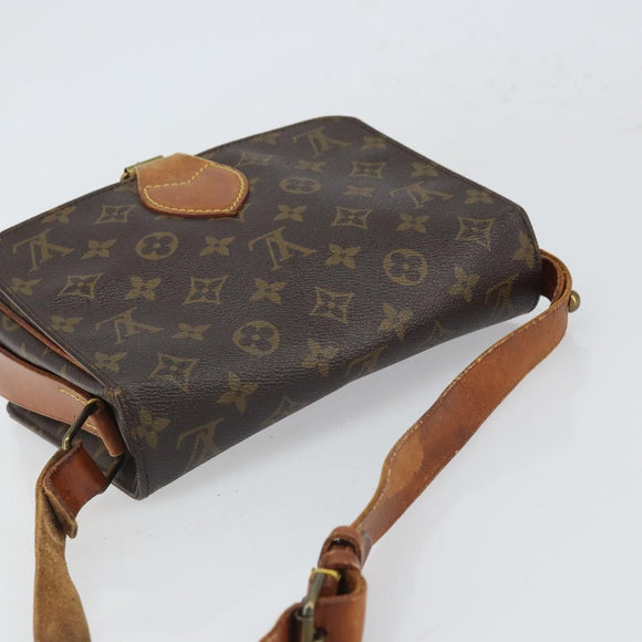 LOUIS VUITTON Monogram Cartouchiere MM Shoulder Bag M51253 LV Auth 169244