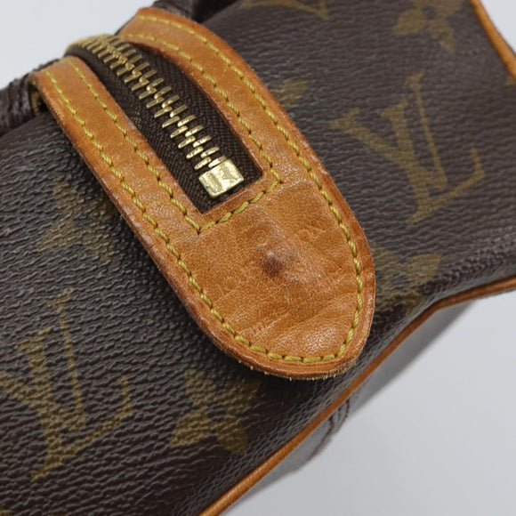 LOUIS VUITTON Monogram Trousse Patte Pression Cosmetic Pouch M47636 Auth 169250