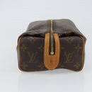 LOUIS VUITTON Monogram Trousse Patte Pression Cosmetic Pouch M47636 Auth 169250-4