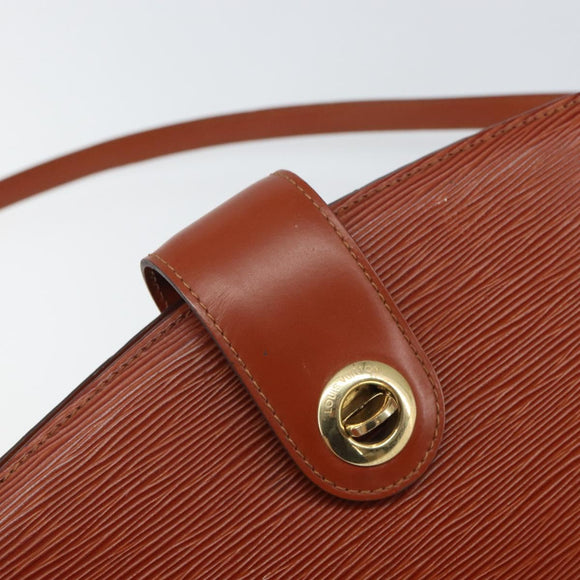 LOUIS VUITTON Epi Capuchin Shoulder Bag Brown M52343 LV Auth 169254