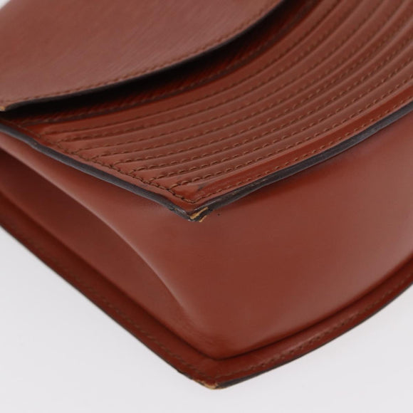 LOUIS VUITTON Epi Tilsitt Shoulder Bag Brown M52483 LV Auth 169259