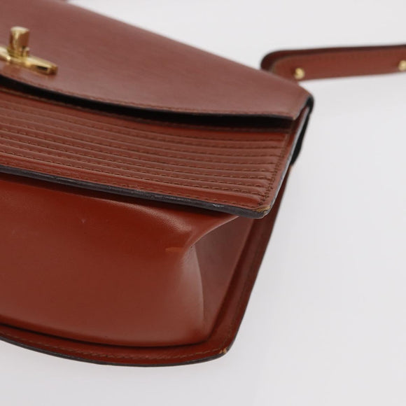 LOUIS VUITTON Epi Tilsitt Shoulder Bag Brown M52483 LV Auth 169259