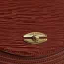 LOUIS VUITTON Epi Tilsitt Shoulder Bag Brown M52483 LV Auth 169259-18