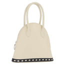 SAINT LAURENT Hand Bag Leather White Auth 169261V-1