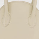 SAINT LAURENT Hand Bag Leather White Auth 169261V-4