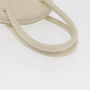 SAINT LAURENT Hand Bag Leather White Auth 169261V-8