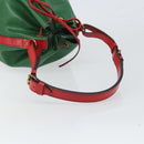 LOUIS VUITTON Epi Petit Noe Shoulder Bag Bicolor Green Red M44147 Auth 169262-7
