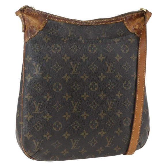 LOUIS VUITTON Monogram Odeon MM Shoulder Bag M56389 LV Auth 169273