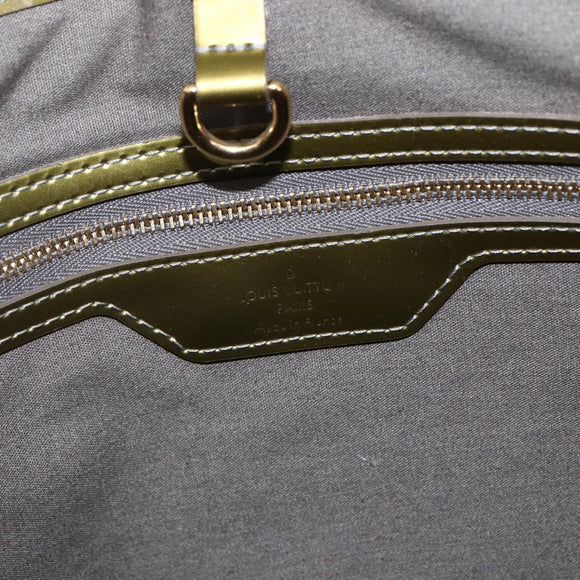 LOUIS VUITTON Monogram Vernis Wilshire MM Bag Gris Art Deco M91648 Auth 169286