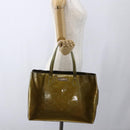 LOUIS VUITTON Monogram Vernis Wilshire MM Bag Gris Art Deco M91648 Auth 169286-22