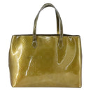 LOUIS VUITTON Monogram Vernis Wilshire MM Bag Gris Art Deco M91648 Auth 169286-3