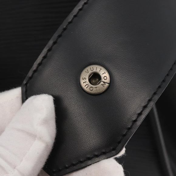 LOUIS VUITTON Epi Sac Depaule GM Shoulder Bag Black M80155 LV Auth 169288