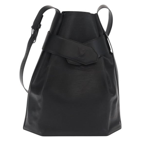 LOUIS VUITTON Epi Sac Depaule GM Shoulder Bag Black M80155 LV Auth 169288