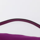 Salvatore Ferragamo Hand Pouch Nylon Purple Gold Auth 169291V-8
