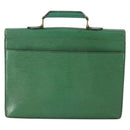 LOUIS VUITTON Epi Serviette Conseiller Briefcase Green M54424 LV Auth 169292-2