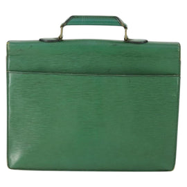 LOUIS VUITTON Epi Serviette Conseiller Briefcase Green M54424 LV Auth 169292 - 0