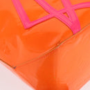 LOUIS VUITTON Monogram Vernis Fluo Reade MM Bag Orange Pink M91902 Auth 169293V-9