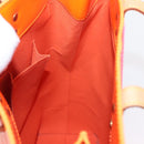 LOUIS VUITTON Monogram Vernis Fluo Reade MM Bag Orange Pink M91902 Auth 169293V-18