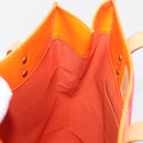 LOUIS VUITTON Monogram Vernis Fluo Reade MM Bag Orange Pink M91902 Auth 169293V-19