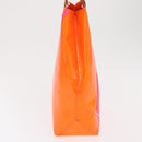 LOUIS VUITTON Monogram Vernis Fluo Reade MM Bag Orange Pink M91902 Auth 169293V-3