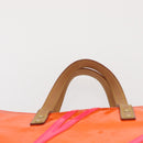 LOUIS VUITTON Monogram Vernis Fluo Reade MM Bag Orange Pink M91902 Auth 169293V-8