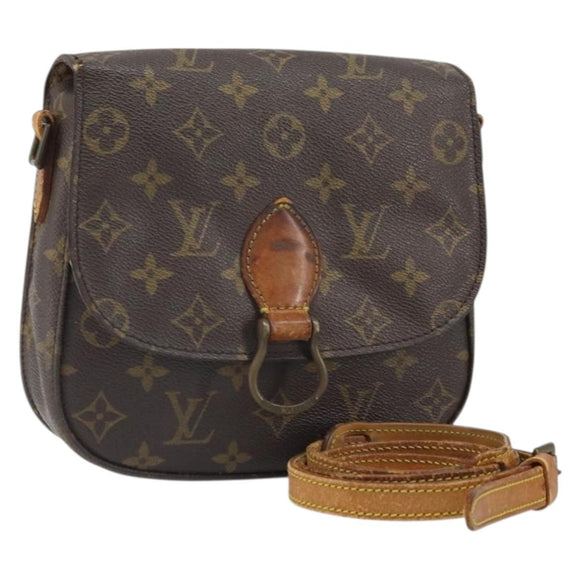 LOUIS VUITTON Monogram Saint Cloud MM Shoulder Bag M51243 LV Auth 169298