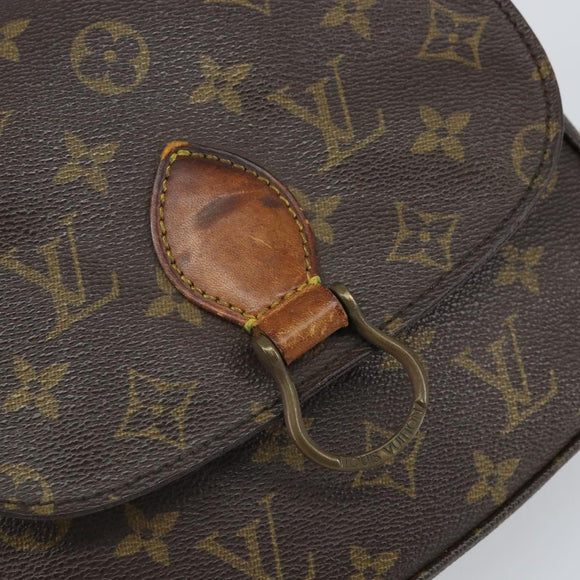 LOUIS VUITTON Monogram Saint Cloud MM Shoulder Bag M51243 LV Auth 169298