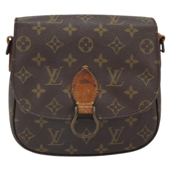 LOUIS VUITTON Monogram Saint Cloud MM Shoulder Bag M51243 LV Auth 169298
