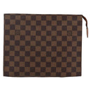 LOUIS VUITTON Damier Ebene Poche Toilette 26 Pouch N47543 LV Auth 169310-13