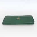 LOUIS VUITTON Epi Montaigne 23 Clutch Bag Green M52664 LV Auth 169311-5