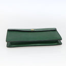 LOUIS VUITTON Epi Montaigne 23 Clutch Bag Green M52664 LV Auth 169311-6