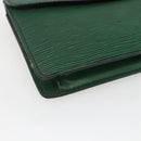 LOUIS VUITTON Epi Montaigne 23 Clutch Bag Green M52664 LV Auth 169311-14