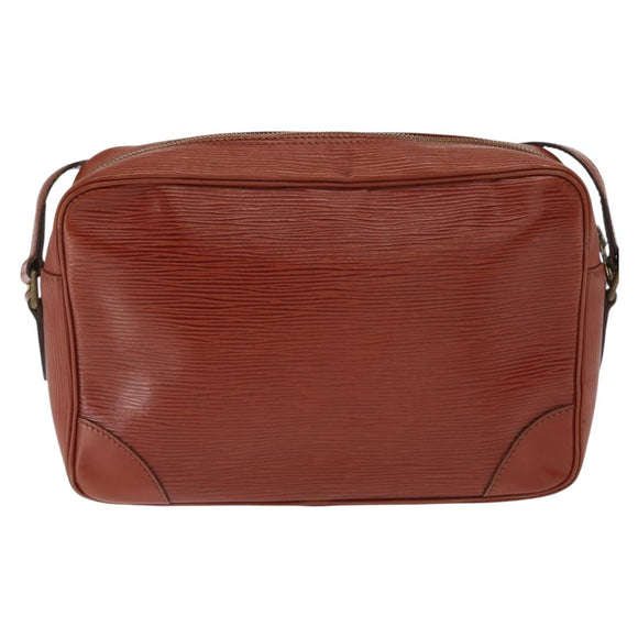 LOUIS VUITTON Epi Trocadero 27 Shoulder Bag Brown M52313 LV Auth 169313