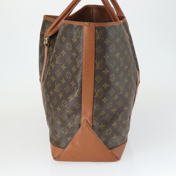 LOUIS VUITTON Monogram Sac Weekend GM Draagtas M42420 LV Auth 169314
