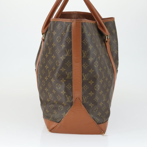 LOUIS VUITTON Monogram Sac Weekend GM Draagtas M42420 LV Auth 169314
